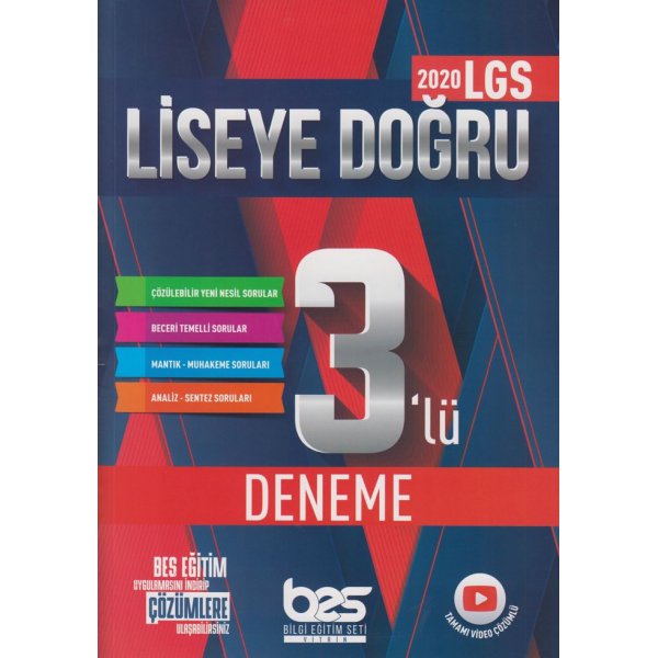 BES LİSEYE DOGRU 3 LÜ DENEME