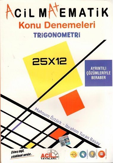 Acil Yayınları - Tyt Matematik Trigonometri Konu Denemesi